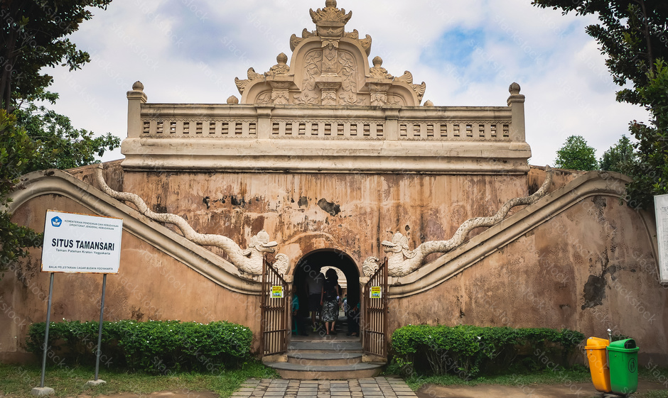 Taman Sari water palace  of Yogyakarta Java island 
